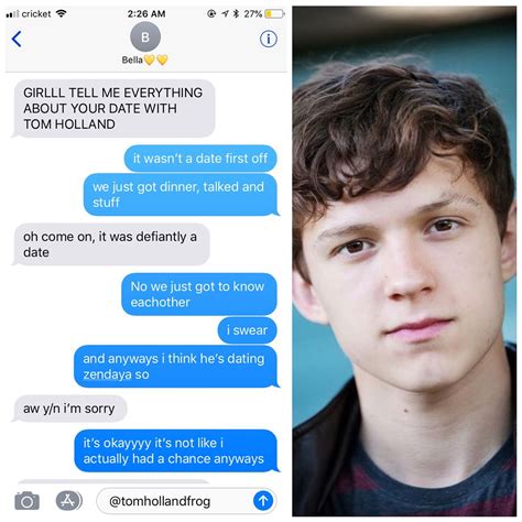 tumblr tom holland|tom holland fan fiction.